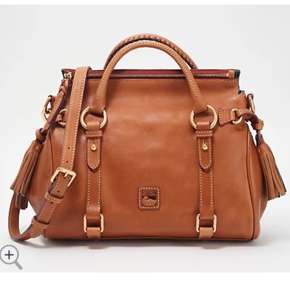 Dooney & Bourke Florentine Leather Satchel - Picture 1 of 13